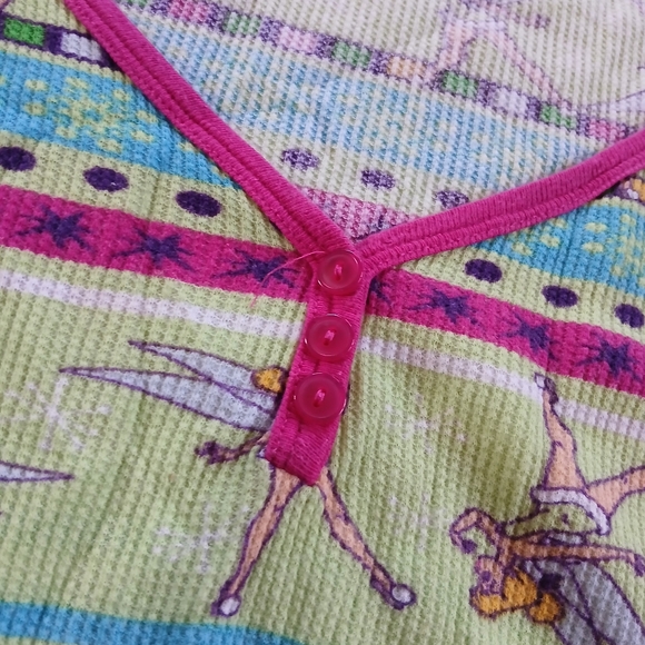 tinkerbell ♡ pajama set disney y2k vintage fairy - Picture 6 of 9